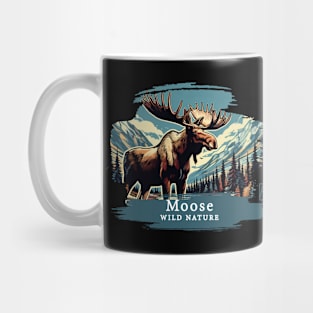 Moose- WILD NATURE - MOSE -1 Mug